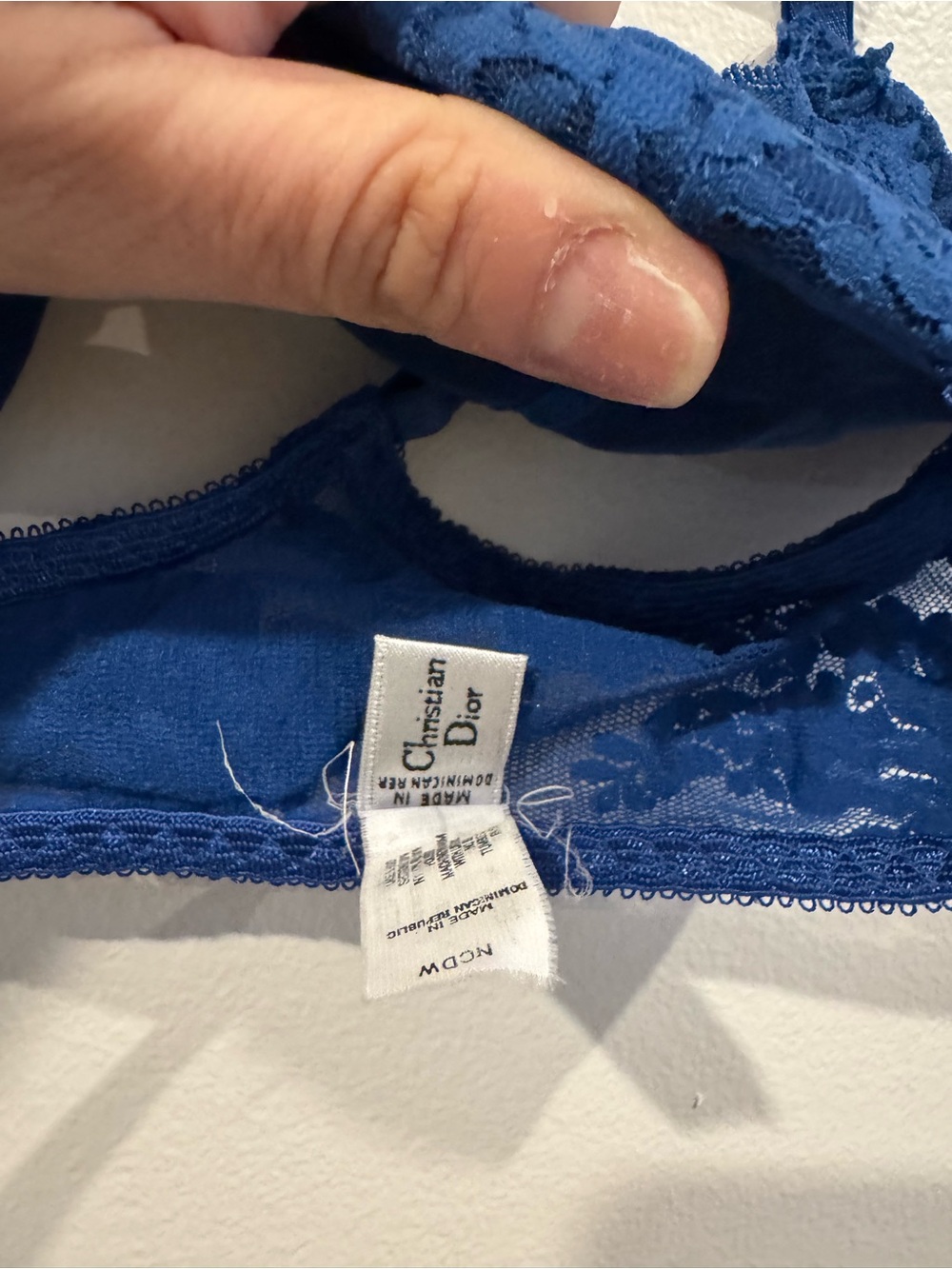 RARE Vintage Christian Dior Lace Bra - Picture 5 of 9
